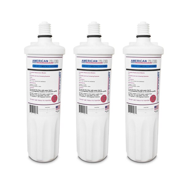 American Filter Co AFC Brand AFC-431, Compatible to HF8-S Water Filters (3PK) Made by AFC AFC-431-3p-4705 - main